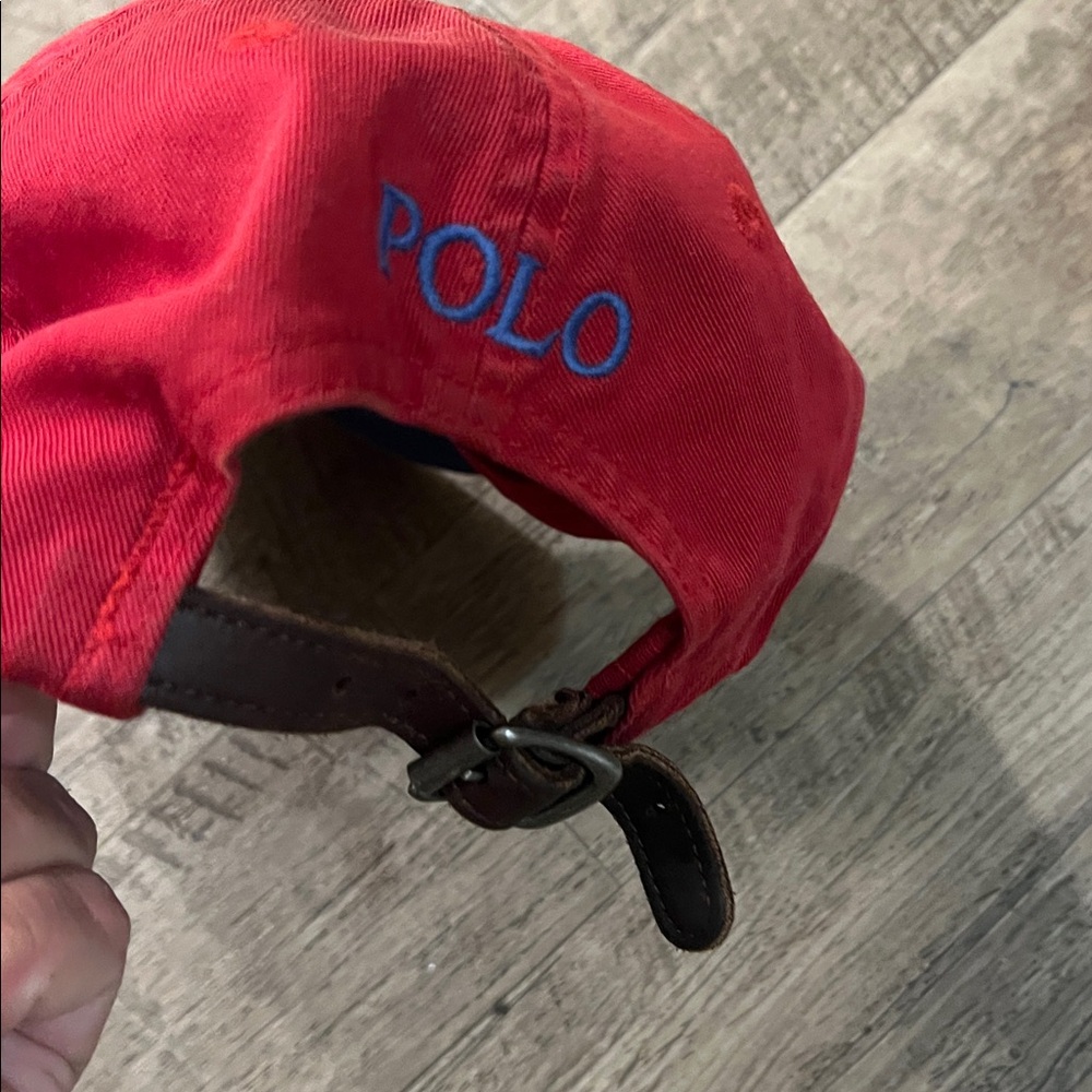 Red Polo Cap - Picture 5 of 5